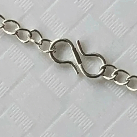 Copper White Buffalo Turquoise & Onyx 925 Sterling Silver Necklace NWT - Picture 3 of 7